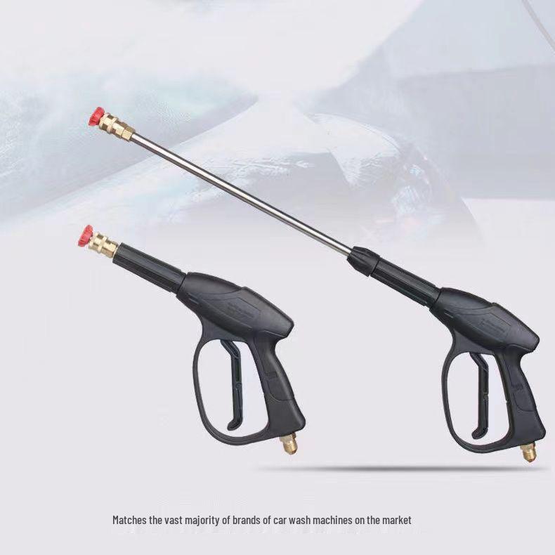 High-Pressure Car Wash Water Gun with Quick-Connect Nozzle
