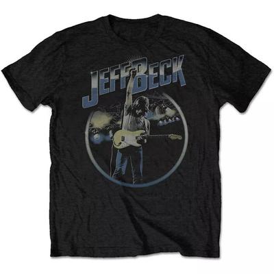 Jeff Beck Circle Stage Black T Shirt Full Size S 5XL