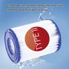 For 58094 Type II For Above Ground Pool Filter Cartridge Replacement For 58383, Hot Tubs Compatible Pump Filter Unit