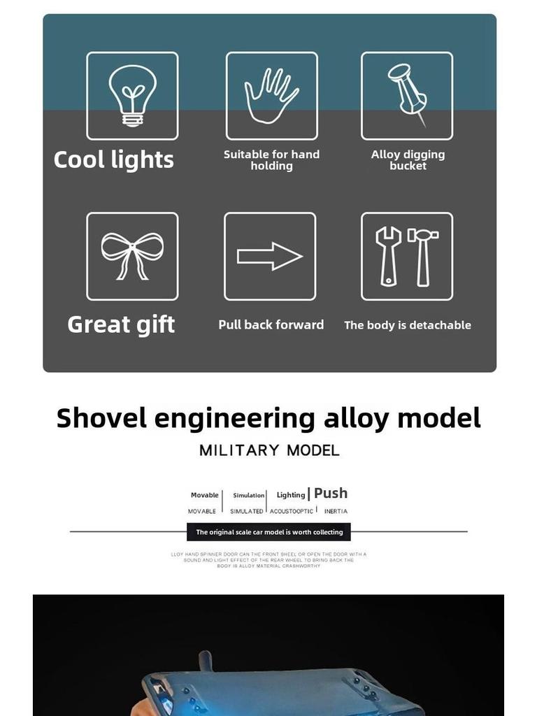 Car Cube 6103A Alloy Engineering Toy: Road Roller, Snowplow, Bulldozer, and Forklift