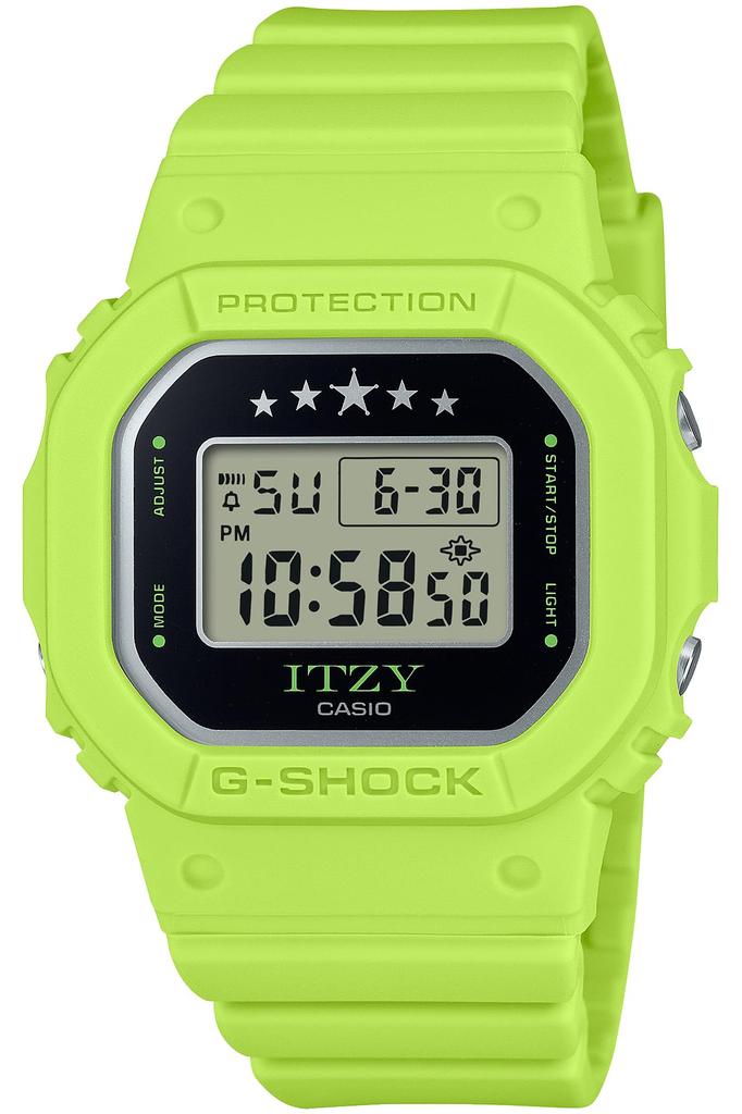 Casio G-Shock Watch (Official Japanese Product) ITZY Collaboration Model, Made with Biomass Plastic, GMD-S5610IT-3JR, Women's, Green