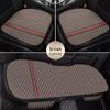 Set Cuscini per Sedile Auto in Lino per Tutte le Stagioni: Set Universale in Tre Pezzi per Sedili Anteriori (Guidatore/Passeggero) e Posteriori