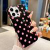 Shockproof Polka Dot Pattern Soft TPU Phone Case For iPhone 17 16 15 14 13 17 Pro Max Plus Slim Cute Protection Cover Funda