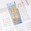 6 color index sign up notebook collage stickers, creative stickers DIY sticker notebook, student stationery, photo decoration
