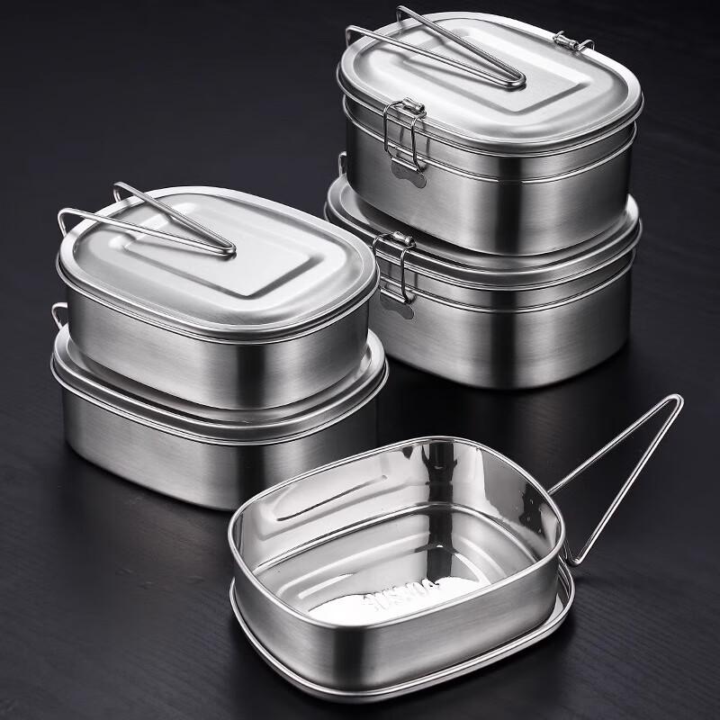 201 Stainless Steel Double-Layer Lunch Box