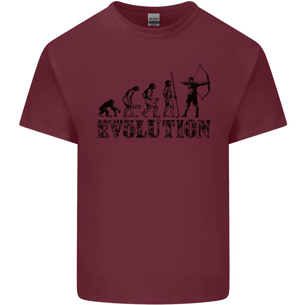 Evolution of an Archer Funny Archery Archer Unisexs Light Cotton TShirt