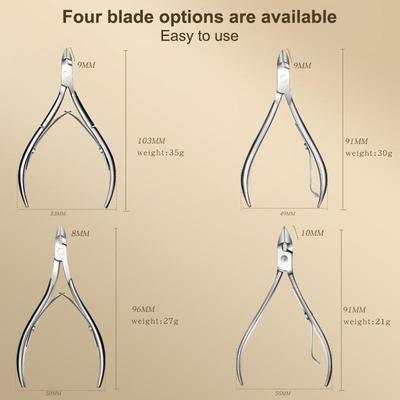 Durable Stainless Steel Cuticle Nipper For Manicure And Pedicure Cuticle Clippers Trimmer Dead Skin Remover Pedicure Stainless