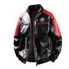 Maßgeschneiderte BMW F1 Rennanzug Lederjacke - Unisex Motorrad-/ Baseball-Stil