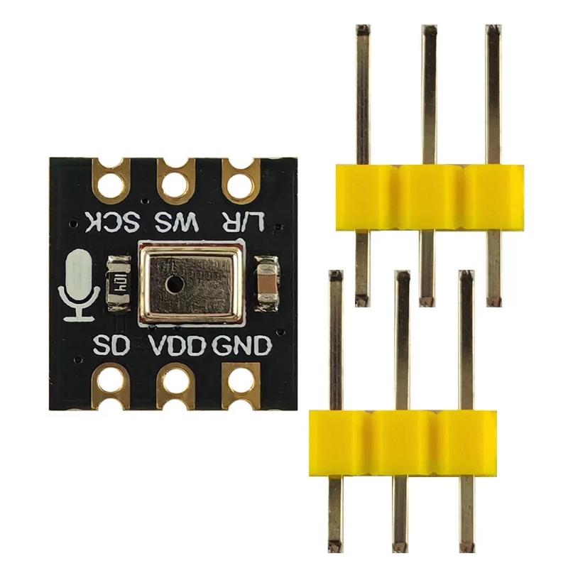1 Set Mems High Precision Low Power Consumption Inmp441 Omnidirectional Microphone Module Supports Esp32 For Voice Acquisition