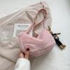 Women'S Bag Messenger Bagnewest Bag Female Ins Niche Chain Bag Messenger Bag Plush Small Square Bag Women Handbags And Purse