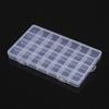 Multiple Grid Boxes Square Transparent Plastic Storage Box Container Case    Sewing Accessories