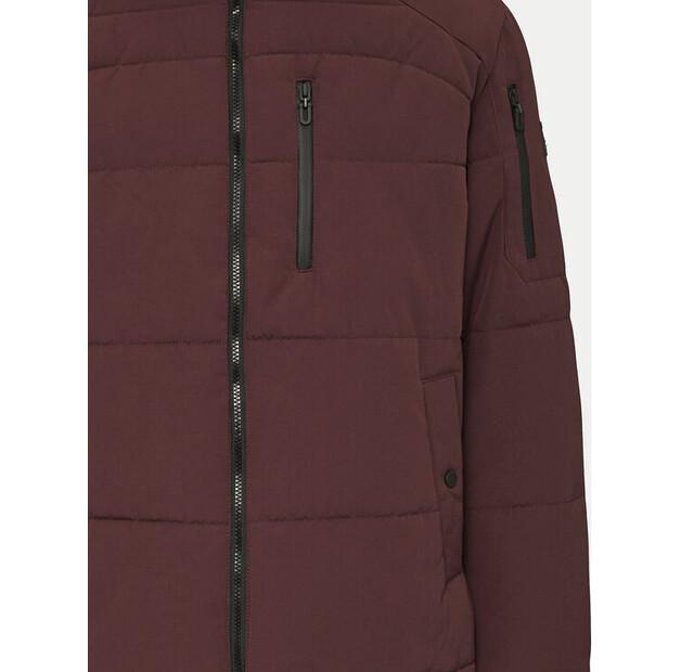 Winter Jacket s.Oliver 2150475 Burgundy Color, Standard Fit
