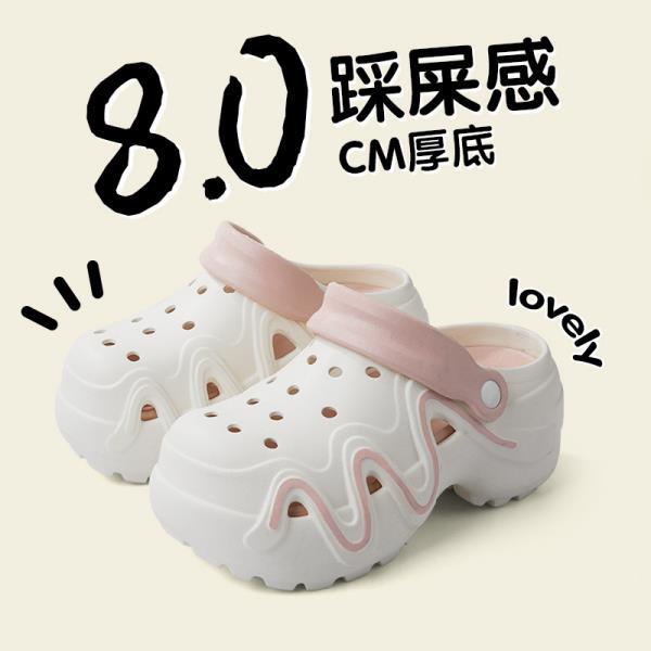 Fashion Slippers Casual Summer Women's Shoes Platform Shale Female Beach Pantofle Slides Cover Toe Luxury Sabot 2025 Flat Fashion