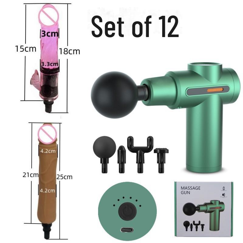 Women's Multifunctional Silicone Massage Gun for Muscle Relaxation