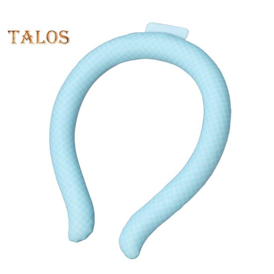 Portable Neck Cooling Tube Summer Wearable Neck Cooler Lightweight Reusable Ice Cold Ring Outdoor Heatstroke Prevention Neck Wrap Collar