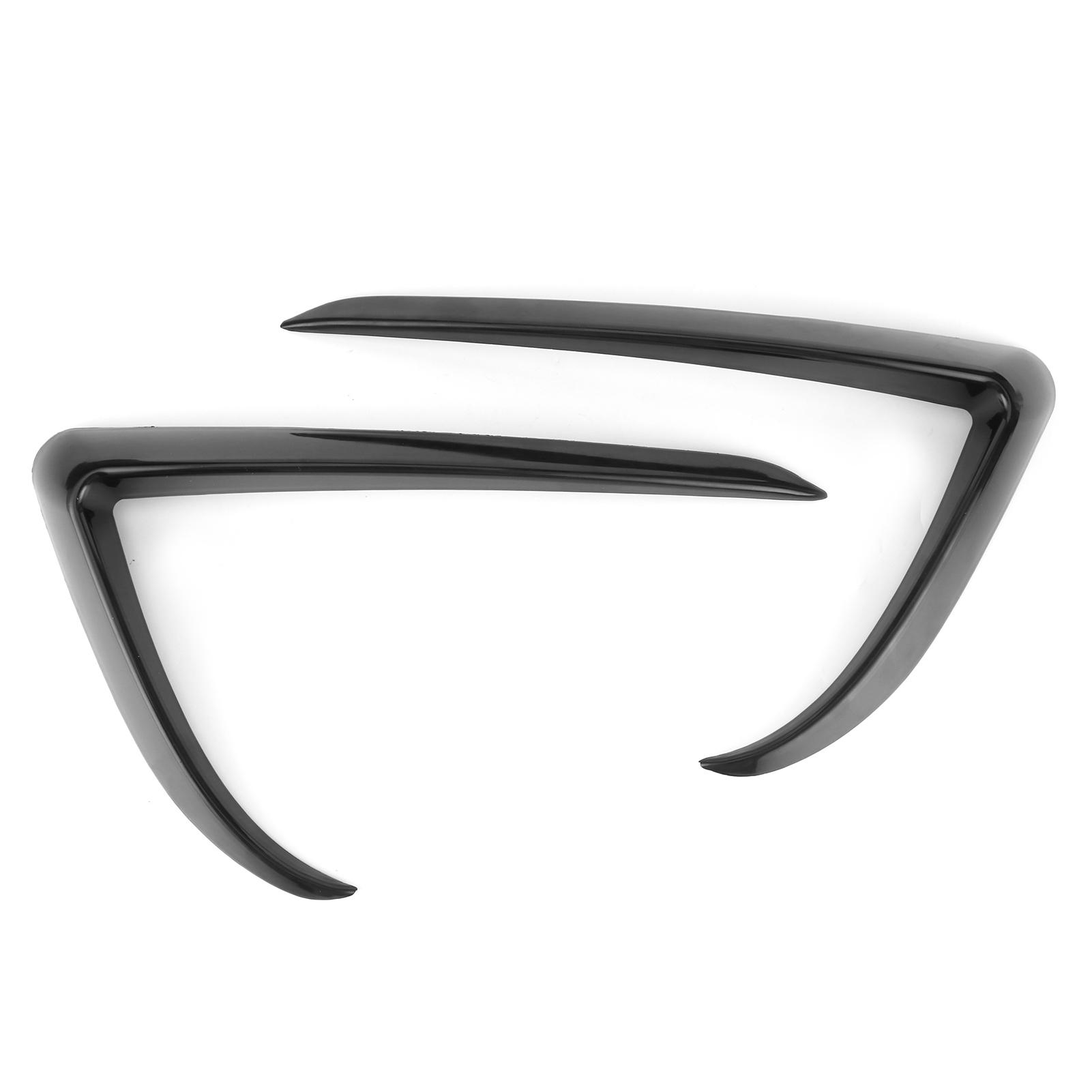 

Front Foglight Eyebrow Eyelids Cover Trim Auto Car Accessories Fit for Tesla Model 3Black чёрный