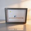 Sea Glass Photo Frame Home Decor 7.6 Inch Handmade Sea Glass Birds Artwork Wooden Frame Unique Sea Glass Art Decoration Housewarming Gift for Friend