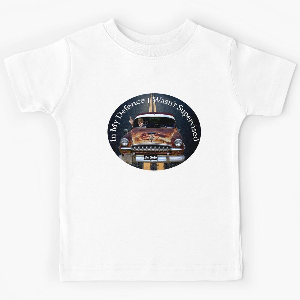 UNSUPERVISED BAD BOY, HOT ROD ART Kids T-Shirt 150