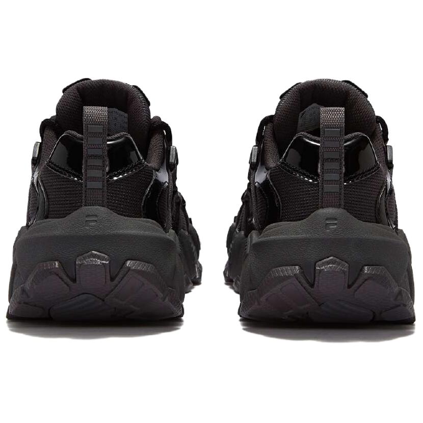 Fila Fusion Exocet Mountain Shoes Fashion Versatile Trendy Wear Resistant Increased Height Low Top Dad Shoes Women Sneaker Black T12W441503FPS
