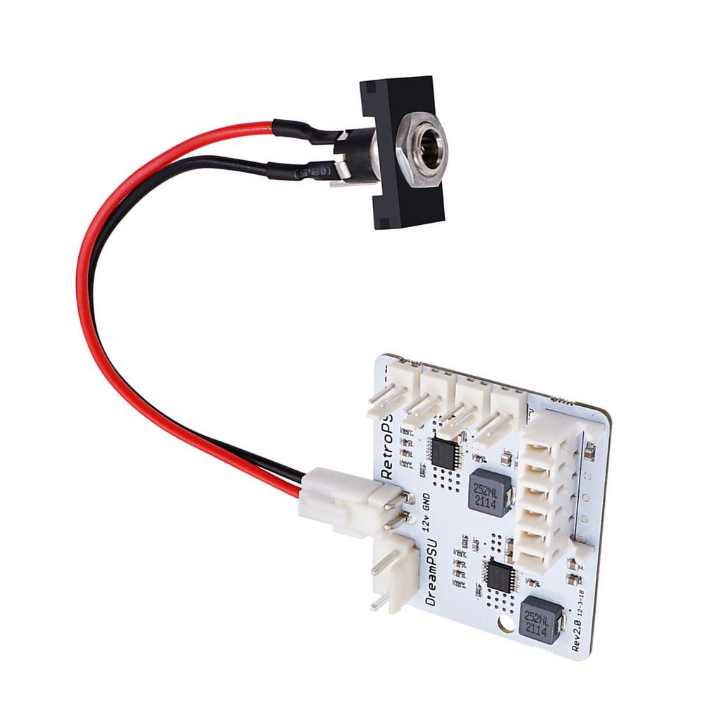 Universelles Netzteilboard für Dreamcast-Konsolen, Geringer Stromverbrauch, Verbessert Kühlsysteme Plug & Play Design