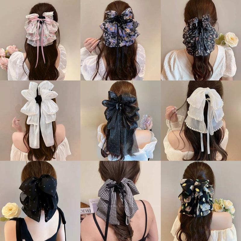 Sternenhimmel Schleifen Haarspange: High-End Low Ponytail & Dutt-Accessoire