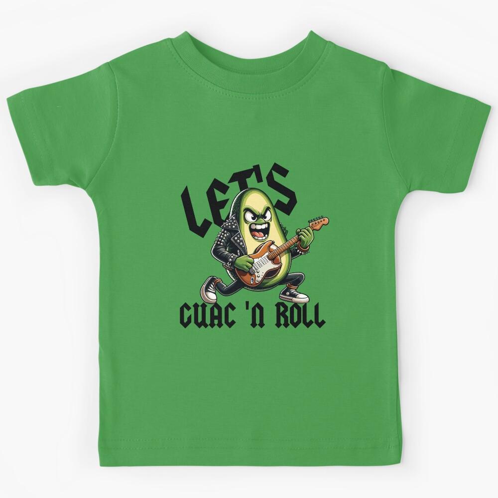Let s Guac And Roll Avocado Pun Kids T-Shirt 140
