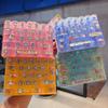 Mini Keyboard Keychain 26 Grids Creative Sea View Pendant Funny Decor for Key Ring Children's Day Gift