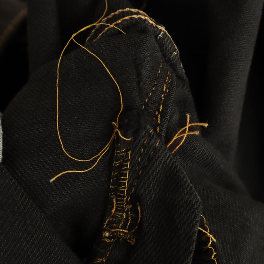 Levi's 90s Old USA made stretch Straight denim pants w32 Button fly Men's Used