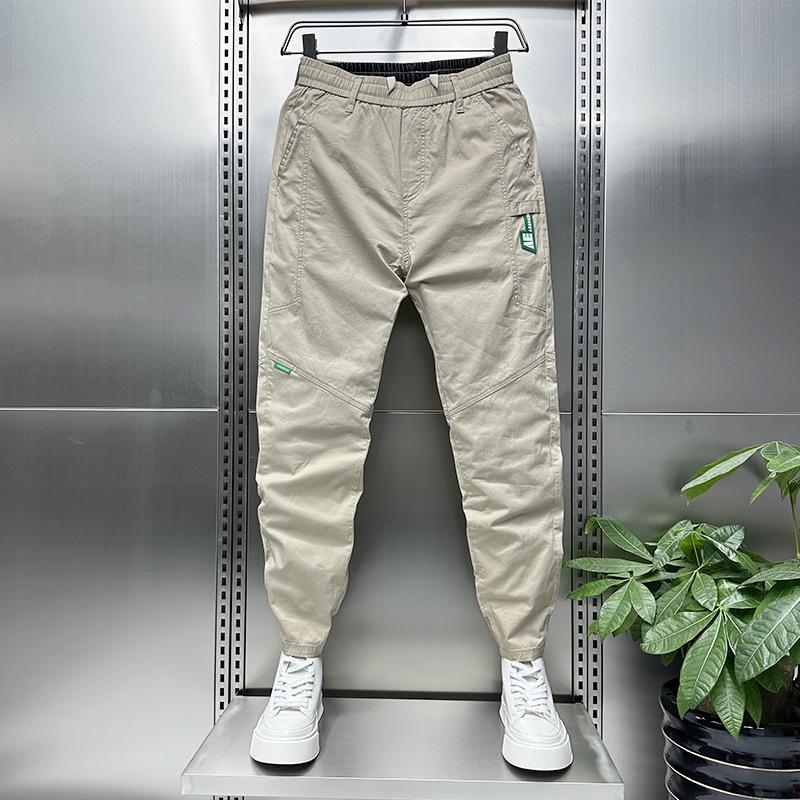 

Модные летние мужские облегающие повседневные брюки-шаровары XL (135-145 jin)