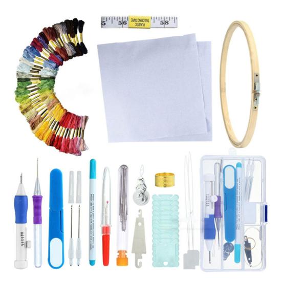 

Ремесло Ручка Дырокол Игла Вышивка Нить Набор для вышивки крестом DIY Швейные аксессуары 8