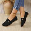 Damskie Płaskie Buty Jednokolorowe Oddychające Mokasyny Miękka Podeszwa Lekkie Wsuwane Buty do Chodzenia Damskie Niskie Dzianinowe Casualowe Buty Damskie