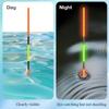 2/4 Stück intelligente nanoelektronische Fischschwimmer, hochempfindliches Wasser, schattenloses Nachtlichtschwimmer, LED-Farbwechsel, automatischer elektronischer Nachtschwimmer