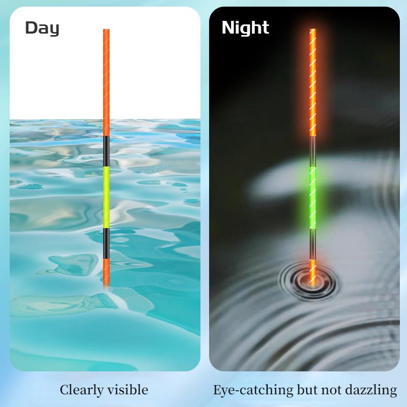 2/4 Stück intelligente nanoelektronische Fischschwimmer, hochempfindliches Wasser, schattenloses Nachtlichtschwimmer, LED-Farbwechsel, automatischer elektronischer Nachtschwimmer