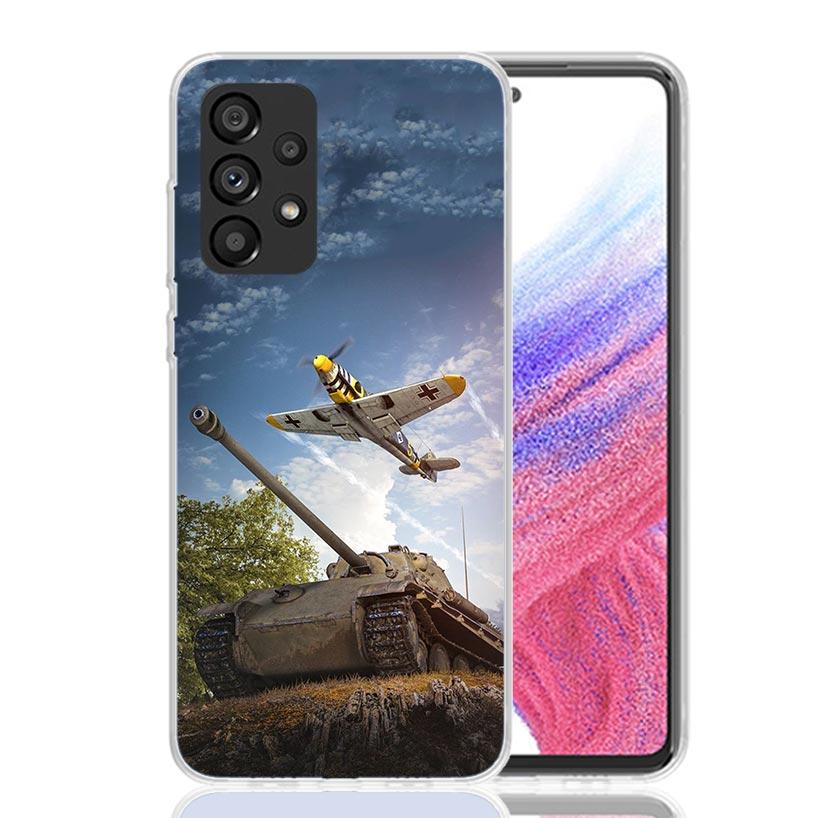 World of Tanks Phone Case For Samsung Galaxy A17 A16 A14 A15 A13 A57 A56 A54 A55 A53 A37 A36 A34 A35 A33 A26 A24 A25 A23 Galaxy