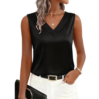 Damen einfarbiges modisches Tanktop