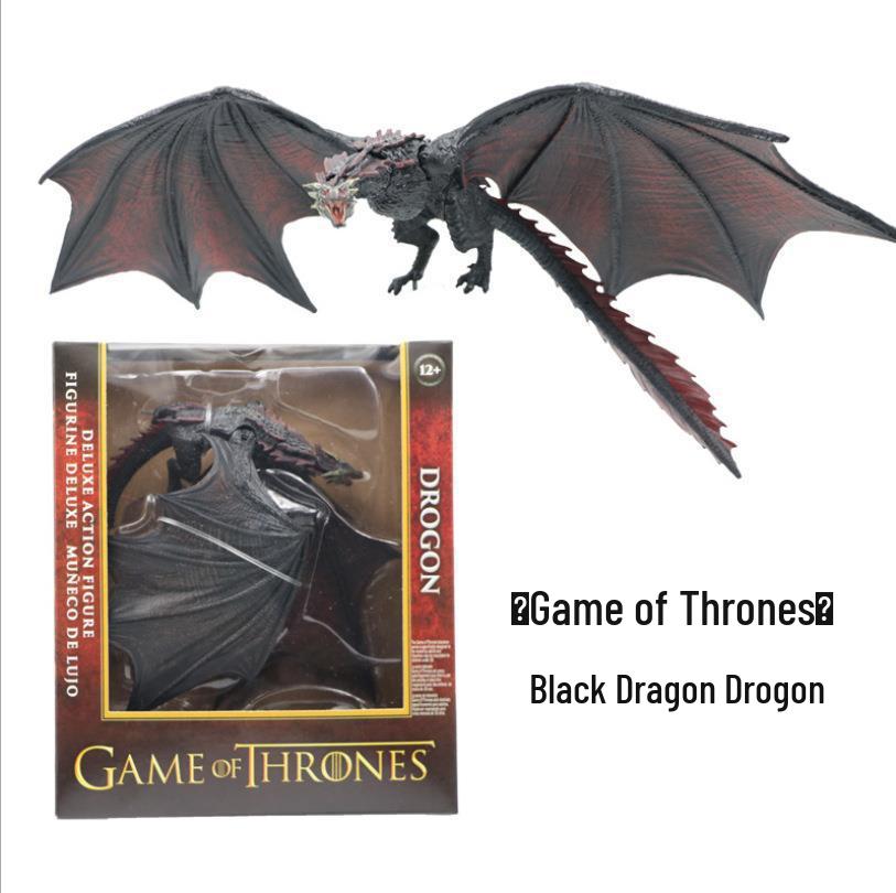 McFarlane Game of Thrones Ice Dragon Black Articulated Action Figure Model