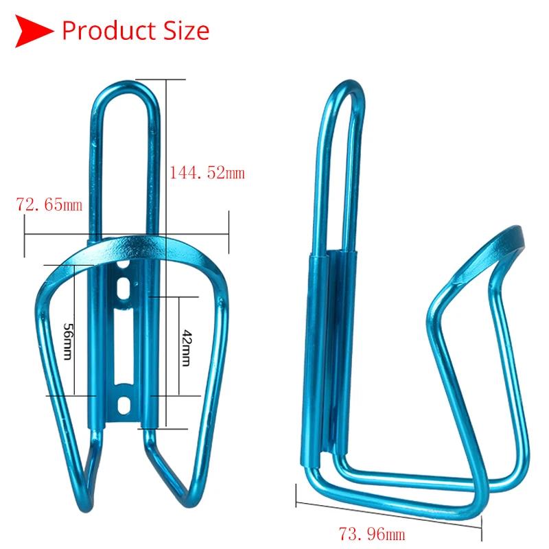 2PCS Mountain Bike Bottle Cage Aluminum Alloy Ultralight MTB Waterbottle Holder Outdoor Riding Bottle Rack Bicycle Accessories