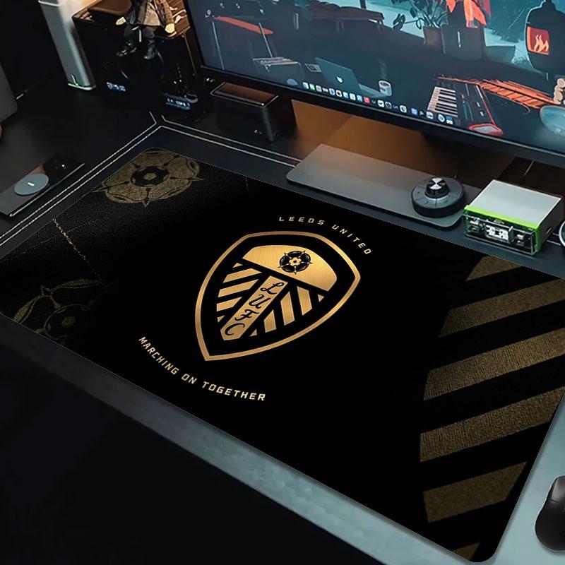 Leeds United Large Size Mouse Pad Large Gaming Table Cushion Non-slip Laptop Tablet Big Mousepad XXL Mat Mini PC Playmat With Lock edge