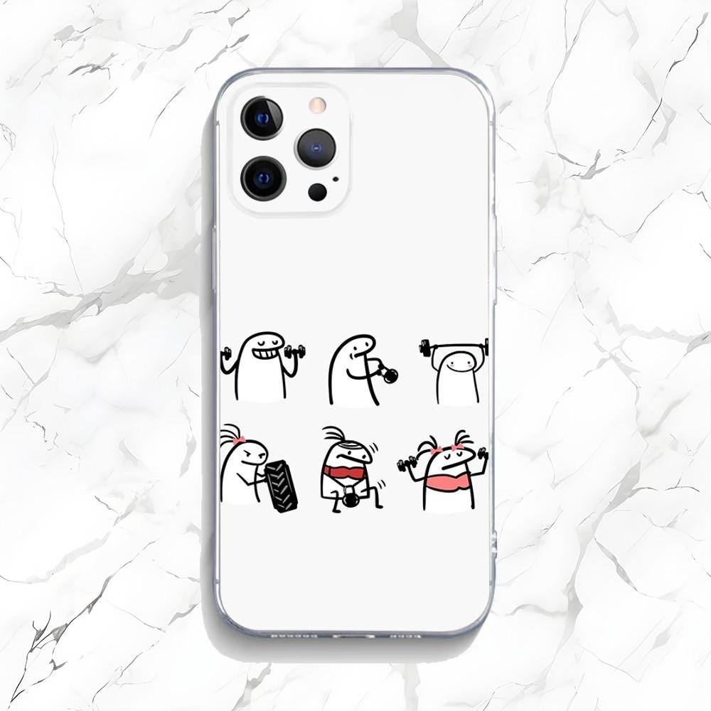 Funny C-Celular Flork Phone Case For iPhone 16,15,14,13,12,11 Plus,Pro,Max,XR,XS,X,7,8 Plus,SE,Mini Transparent Shell