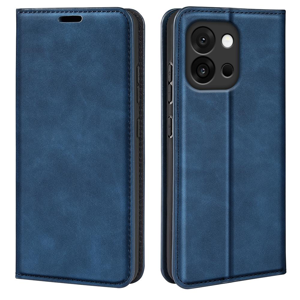 

Для OnePlus 13T 5G Чехол Кожаный кошелек-обложка для телефона Blue