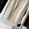 Stand Collar Double-Sided Fleece Slim Fit Women's Jacket