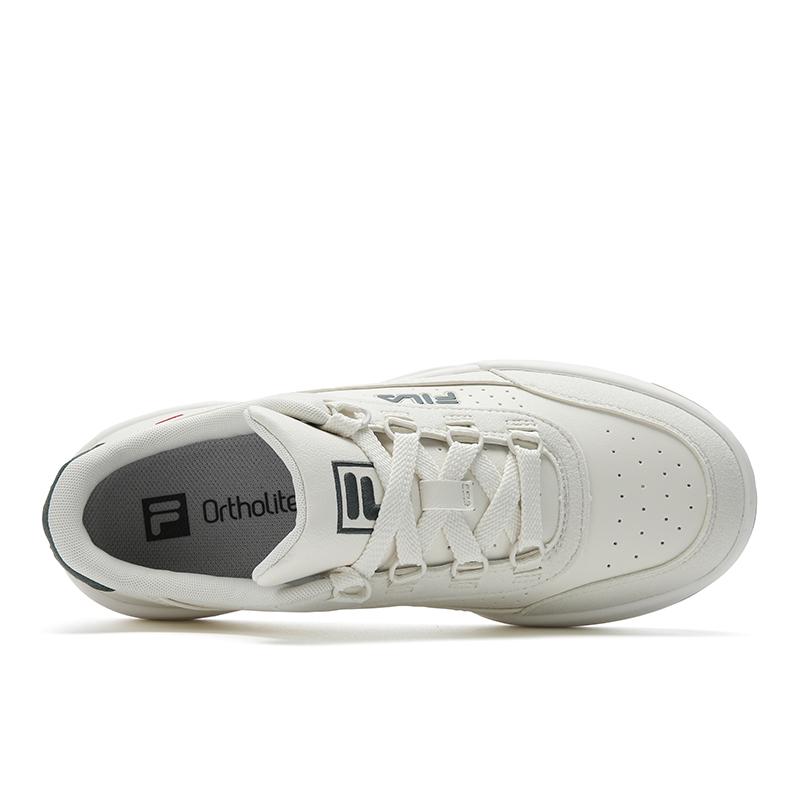 FILA TARGA 2 Cushioning Abrasion Resistant Breathable Coverage Lightweight Low top Tennis Shoes Women's White A12W611005FTS