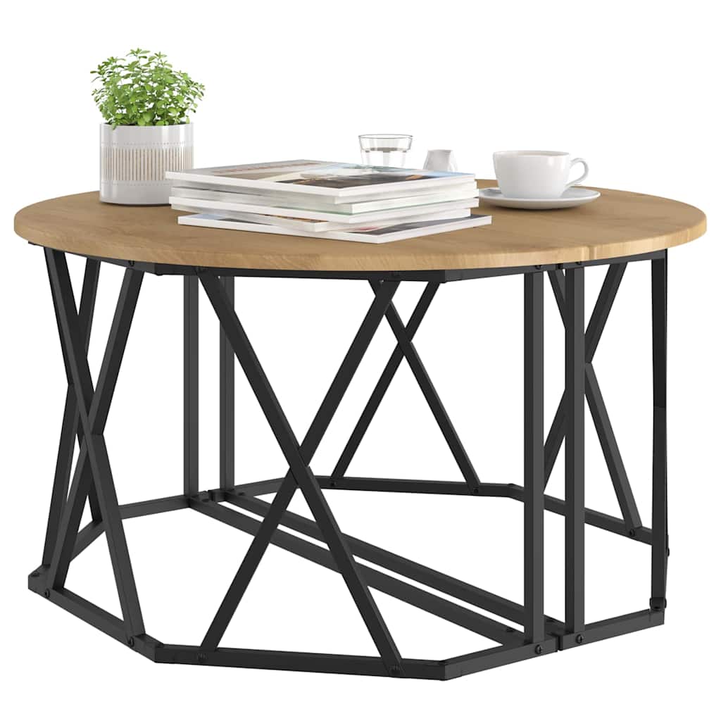 Artisan Oak Coffee Table 80 X 80 X 42 Cm