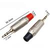 1 ks DIY Konektor pro zapojení High-End Pozlacený 3,5mm Jack pro sluchátka Třívodičový Stereo Dvoukanálový Audio Konektor pro Počítač
