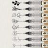 Large-Capacity Waterproof Ink Direct Serum Needle Pen for Drawing, Comics, Hookline Sketching, and Marking