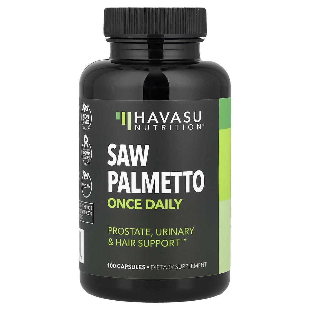 Saw Palmetto, 100 Capsules (500Mg per Capsule)