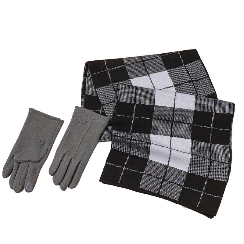 Aisiyalan Unisex Winter Scarf and Glove Set