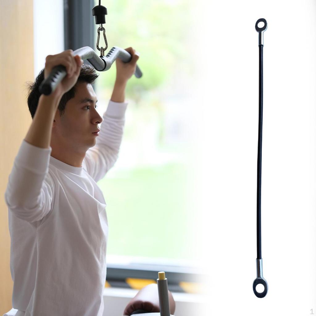 Fitness kladkové lanko 5mm DIY příslušenství pro domácí posilovnu víceúčelové náhradní tricepsové