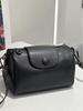 Genuine Leather Women's Cylindrical Crossbody Bag - Spring/Summer 2025 Light Luxury Collection