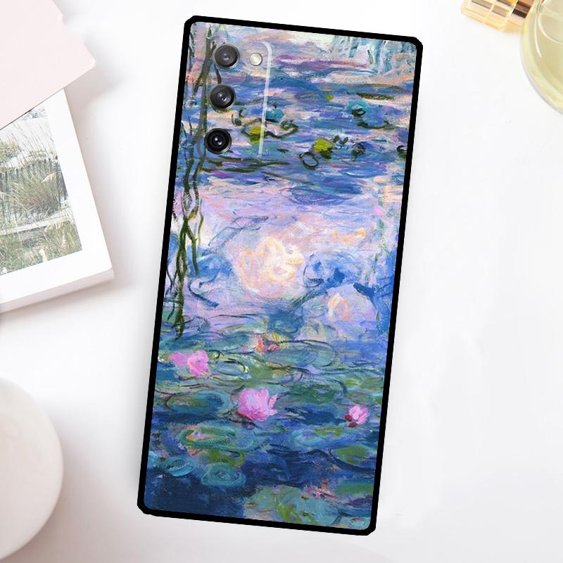 Claude Monet Kunst Malerei Handyhülle Für Samsung Galaxy S23 S24 Ultra S22 S20 S21 FE Note 20 10 S8 S9 S10 Plus Hülle